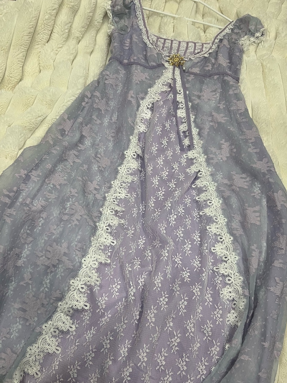 LaceMade Monet's Irises Regency Dress (0XL/US 10)